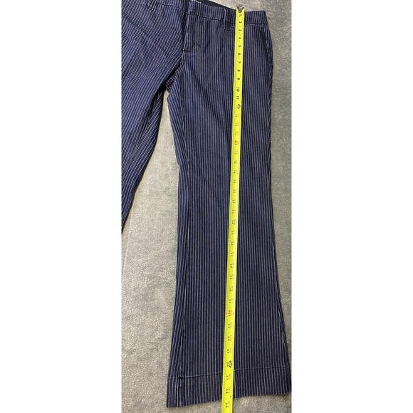 a.n.a Petite Women's Trouser Pants Size 10P Navy/white Stripe - Picture 8 of 10